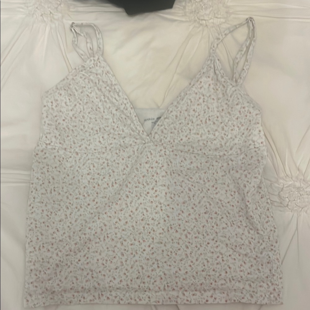 Brandy Melville Gray Crop Camisole Top